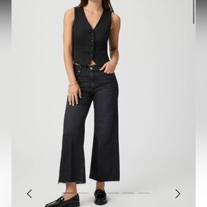Paige Anessa Wide leg Crop Jeans